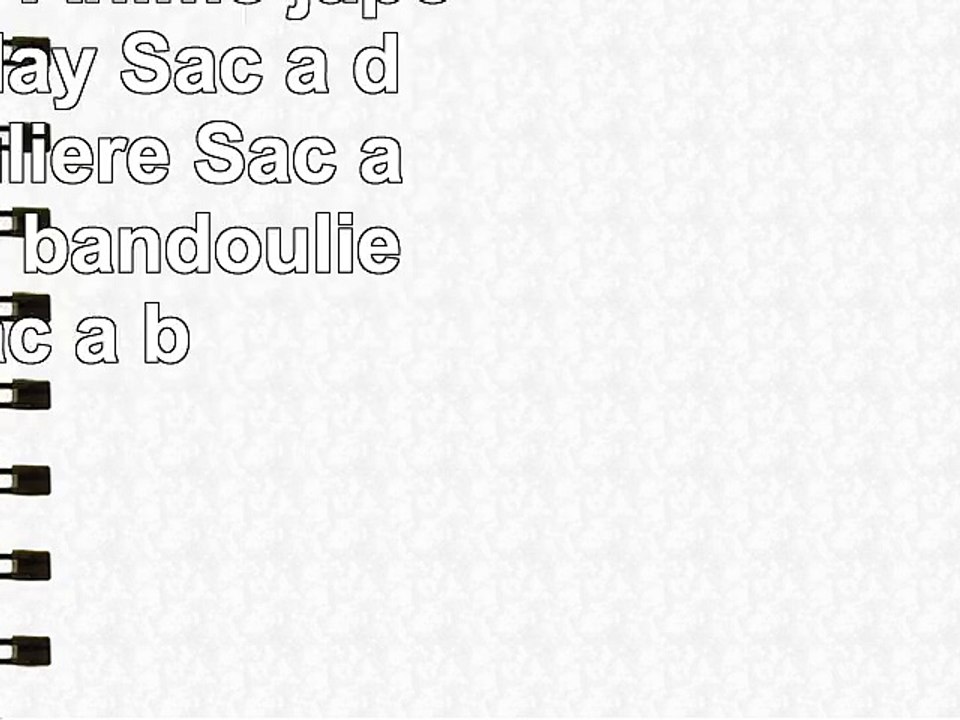 Yoyoshome Anime japonais Cosplay Sac à dos bandoulière Sac à dos Sac à bandoulière Sac à