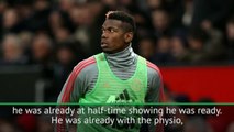 Pogba reacted in a 'professional way' to starting on the bench - Mourinho