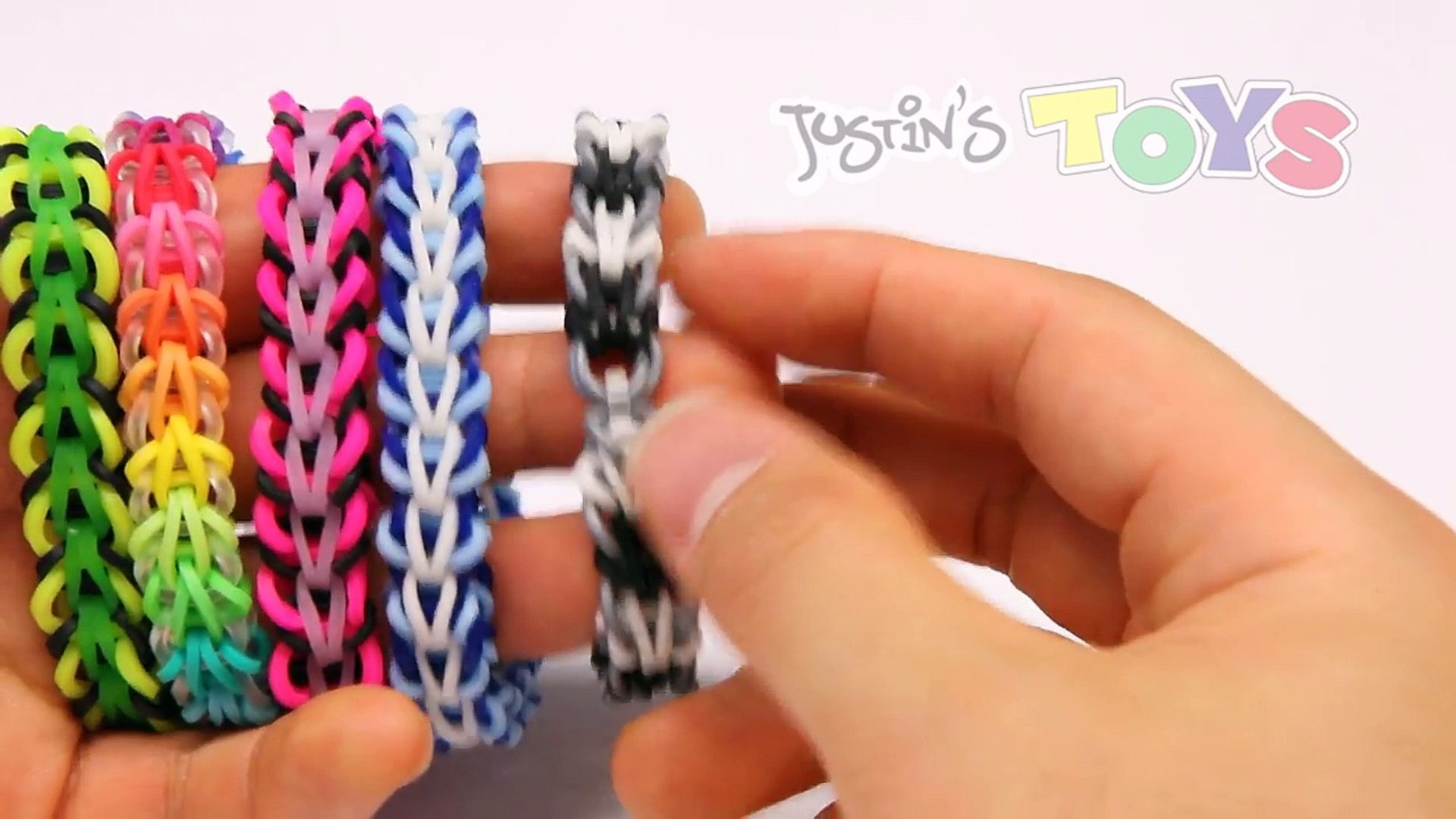 How to make loom bands fishtail loom band bracelet - video Dailymotion