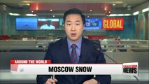 One dead as heavy snow grips Moscow
