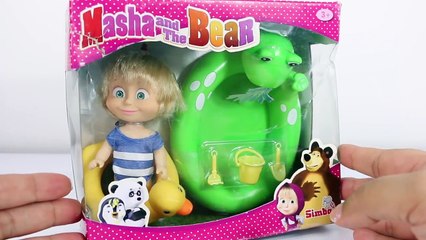MASHA E O URSO - BONECA MASHA NA PISCINA em Portugues