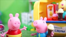 Pig George Family Peppa Pig What is the Best Ice Cream PlayDoh Toys