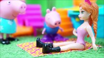 Pig Peppa Pig George and Anna and Elsa Frozen Disney Polly Pocket Full 3 Episodes