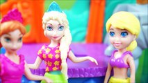 Peppa Pig Elsa Anna Frozen Concurso de Dança no Parque Tropical da Polly! Novelinha em Português
