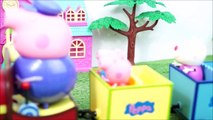 Pig George da Familia Peppa Pig andando de Trenzinho do Vovô!! Em Portugues Toys