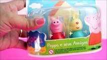 Peppa Pig e seus Amigos Peppa e Rebecca Brinquedos Bonecas e Surpresas