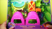 Acampamento da Dora Aventureira Unboxing Brinquedos Toys em Português