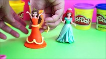 Massinha Play Doh Princesas Bela A Bela e A Fera e Ariel Pequena Sereia Disney