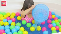 Learn Colors with SLIME BAFF Bath Gooey Pool SLIME BAFF | Playtime with Elise | Kids Play OClock