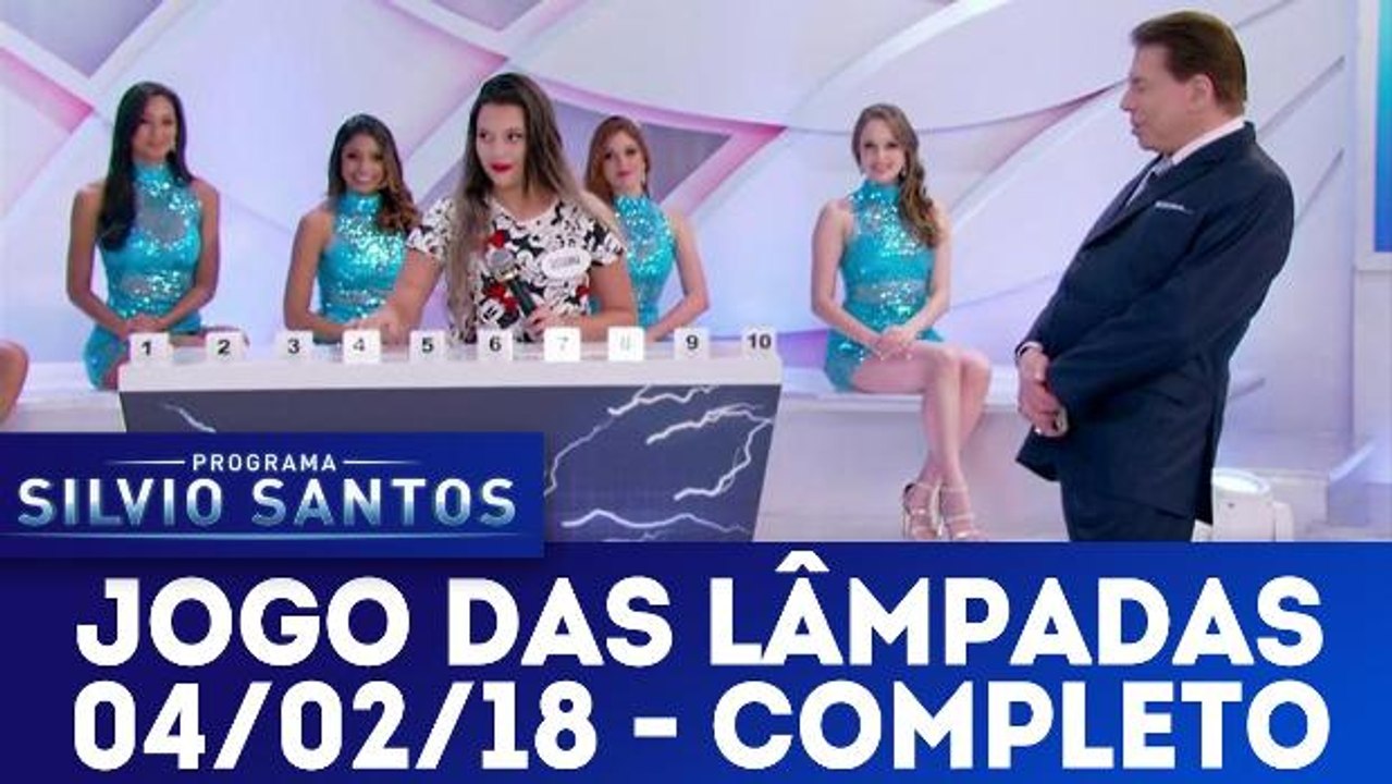 Jogo das Lâmpadas - Programa Silvio Santos - 04.02.18
