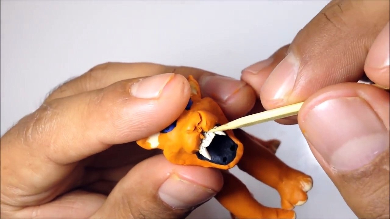 ✅ COMO HACER UN TIGRE DE PLASTILINA PASO A PASO ✅ MI MUNDO DE PLASTILINA - MY CLAY WORLD