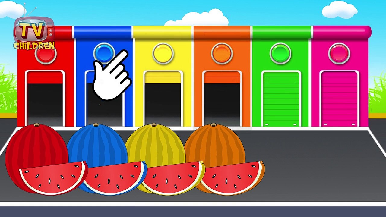 Learning Colors with APPLE, COW, ICE CREAM Teach Colours Baby Children Toddlers Kids Spray Painting