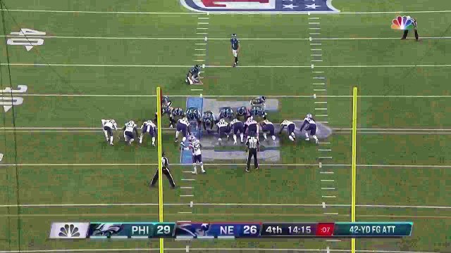 Philadelphia Eagles kicker Jake Elliott drills 42-yard FG to put Eagles up by six