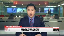 One dead as heavy snow grips Moscow