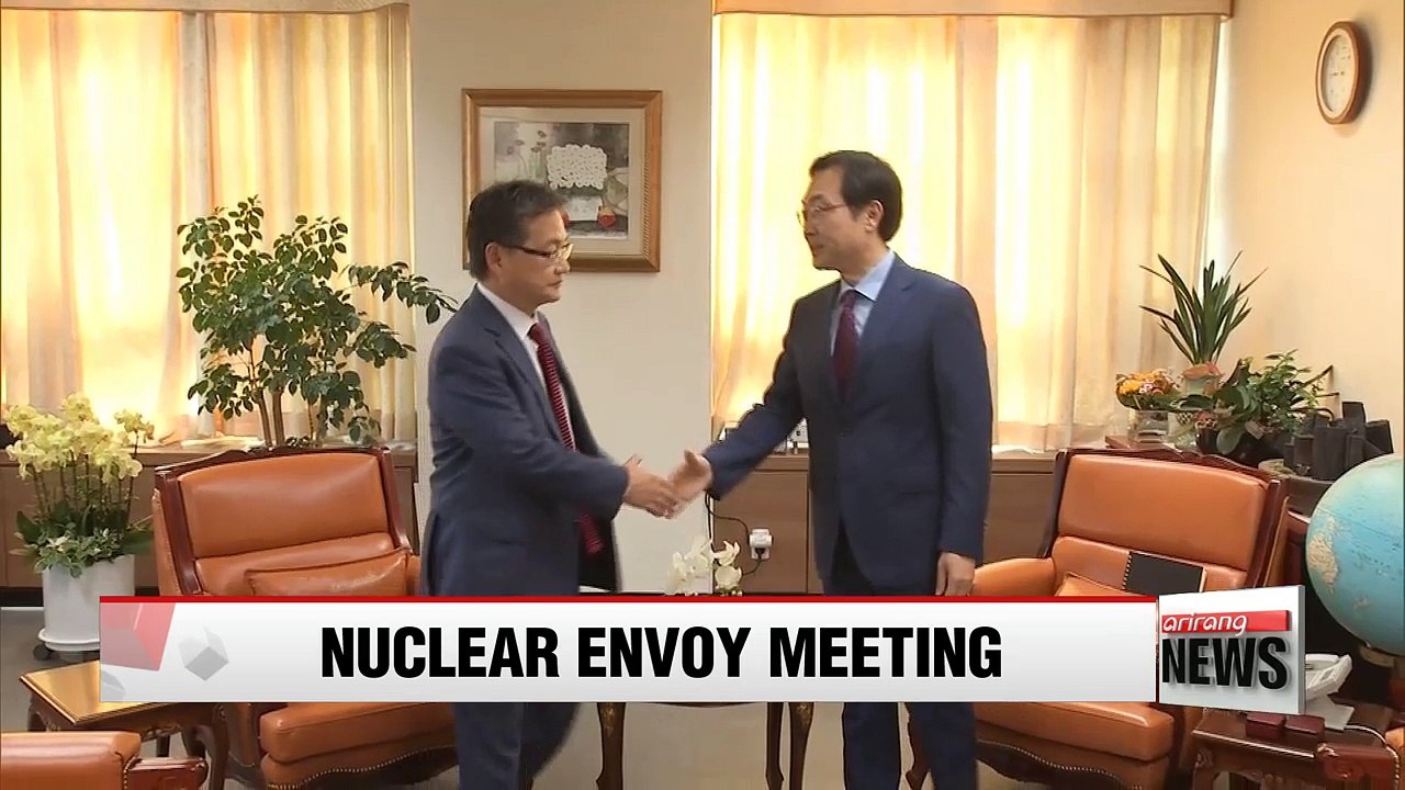 Top nuclear envoys of South Korea, U.S. to disc...