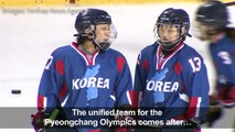 'Pyongyang Olympics!' Protests over joint Korean hockey team
