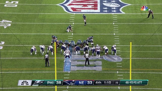 Philadelphia Eagles kicker Jake Elliott's late 46-yard FG puts the Eagles up by eight