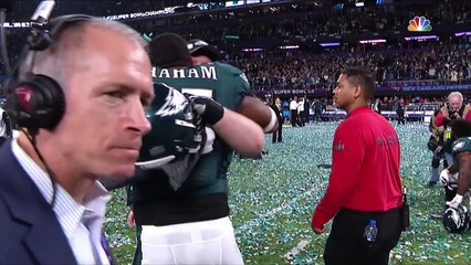 Doug Pederson gets Super LII victory Gatorade bath