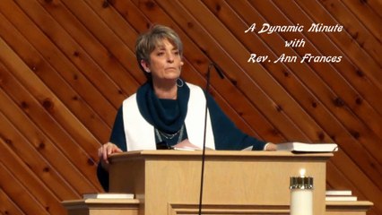 A dynamic minute with Rev. Ann Frances