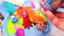 TROLLS, PAW PATROL & PEPPA PIG Toys Visit Slime Slide Park Playmobil Water Park Kids Video