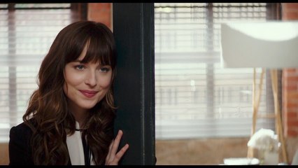 Dakota Johnson, Jamie Dornan In A Passionate Scene