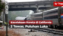 Kereta Penumpang Tabrak Kereta Barang, 2 Tewas