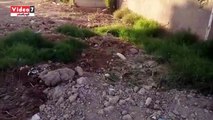 فيديو .. قنبلة موقوته تهدد منازل قرية بالانهيار على ساكنيها بالوادى الجديد