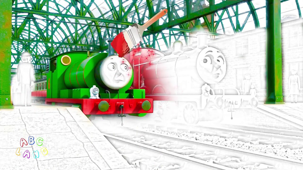 How to Coloring Hugo, Philip and Gordon ♦ Coloring page with Thomas and Friends