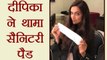 Padmaavat star Deepika Padukone accepts Akshay Kumar's PadMan Challenge  | FilmiBeat