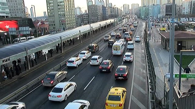 Yarıyıl tatili bitti, trafik yoğunluğu arttı
