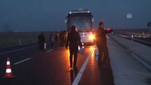 Konya'da Yolcu Otobüsü Kamyona Çarptı: 10 Yaralı
