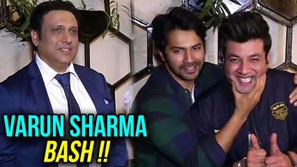 Varun Dhawan, Govinda, Prachi Desai At Varun Sharma's Party