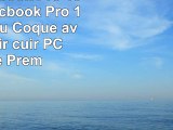 Coque MacBook Pro 13 AQYLQ Macbook Pro 13 pouces Pu Coque avant couvrir cuir PC Coque