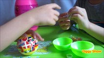 SURPRISE EGGS Dinosaur Surprise Eggs Candy Lollipop and Flashlight Toys Surprise - Bóc trứng