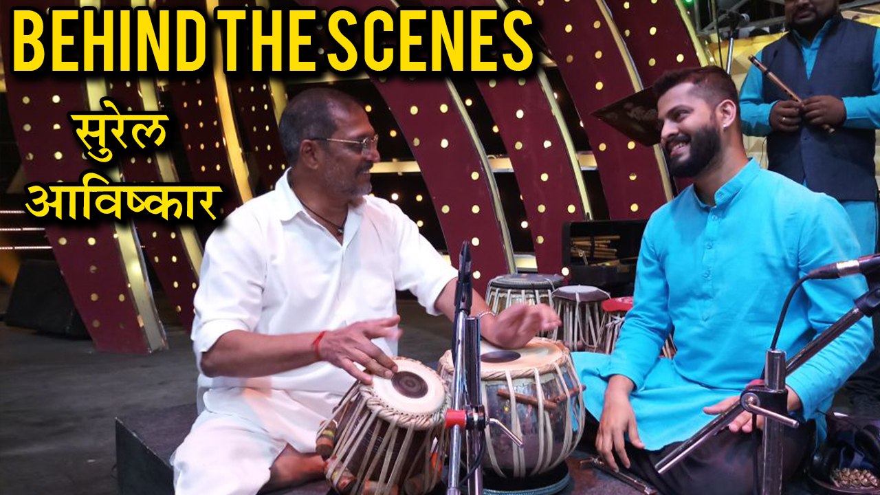 Nana Patekar Playing Tabla | Behind The Scenes In Sur Nava Dhyas Nava | Colors Marathi