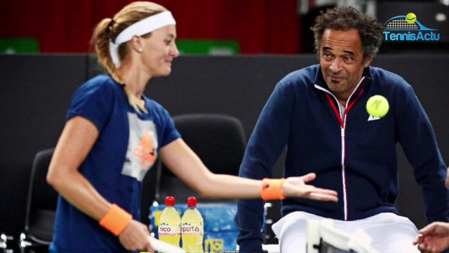 Fed Cup 2018 #FRABEL - Yannick Noah : Content de revoir mes copines de l'équipe de France de Fed Cup