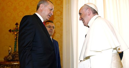 Vatikan'da İlginç Diyalog! İtalyanca Konuşan Papa'ya Erdoğan'dan İngilizce Cevap