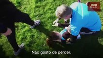 A atleta que perde os sentidos quando corre