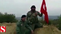 Kahraman Türk askeri Raco�da ezan okuyup bayrağımız böyle dikti