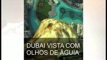 Águia com câmera sobrevoa Dubai após decolar de prédio mais alto do mundo