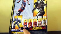 Iron Man 3 - Marvel Legends - Movie Iron Patriot Action Figure Review (Iron Monger Build-a-Figure)