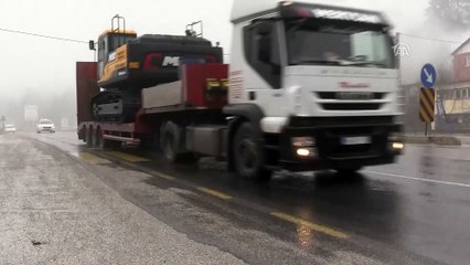 Bolu Dağı'nda yoğun sis - DÜZCE