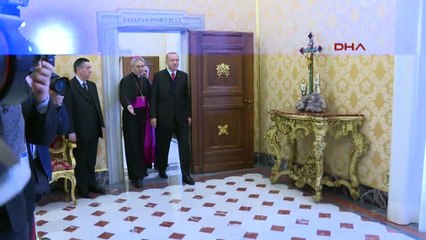 Erdoğan, Papa ile görüştü