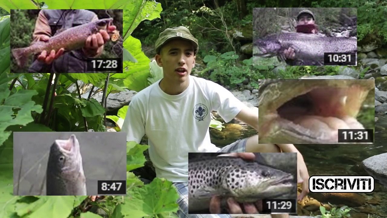 Pesca TROTA 6 KG in TORRENTE - MONTATURA & NODI