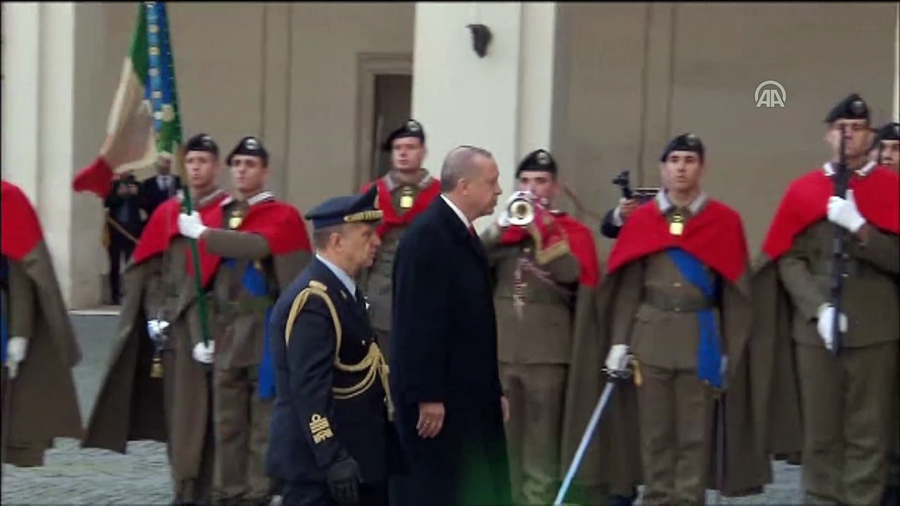 Cumhurbaşkanı Erdoğan, İtalya Cumhurbaşkanı Mattarella ile bir araya geldi - ROMA