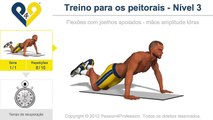 Treinamento peitorais - Nível 3