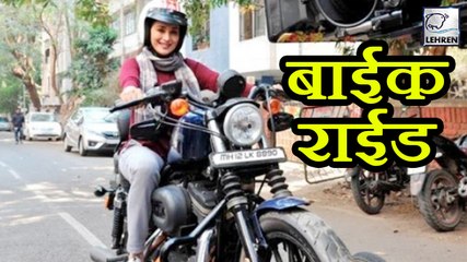 Madhuri Dixit's Bike Ride Picture Viral