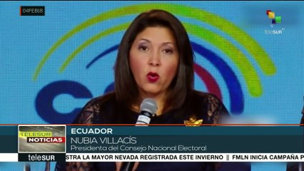 CNE de Ecuador determina muestra de Referéndum y Consulta Popular