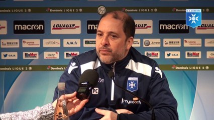 Conférence de presse de Pablo Correa avant AJA - Les Herbiers
