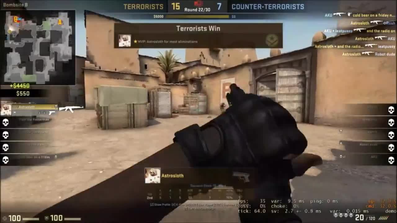 Check out this spray control!